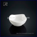 Hot design porcelain square soy saucer dish romanic deep butter saucer